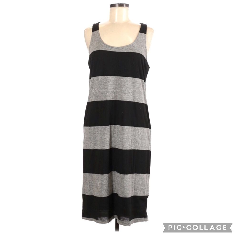Splendid Striped sleeveless Scoop Casual Dress